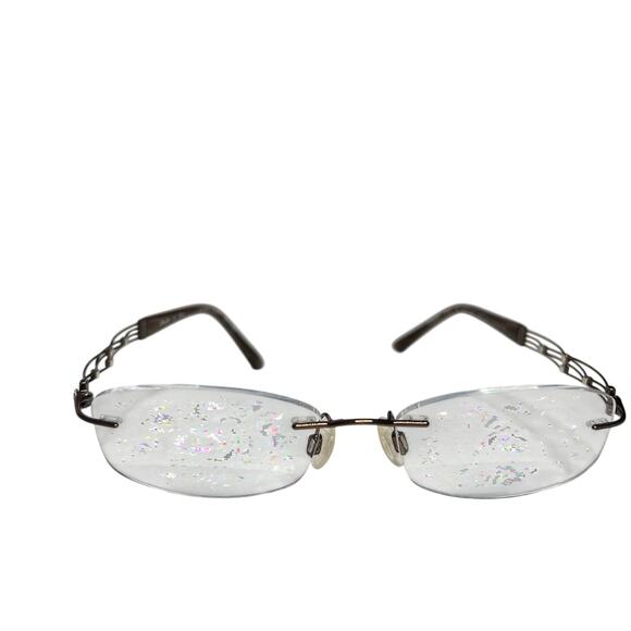 Charmant Glasses  Line Art XL2011 RO Titan Bronze Rimless Frame Japan 51[]17 135 - Picture 2 of 5